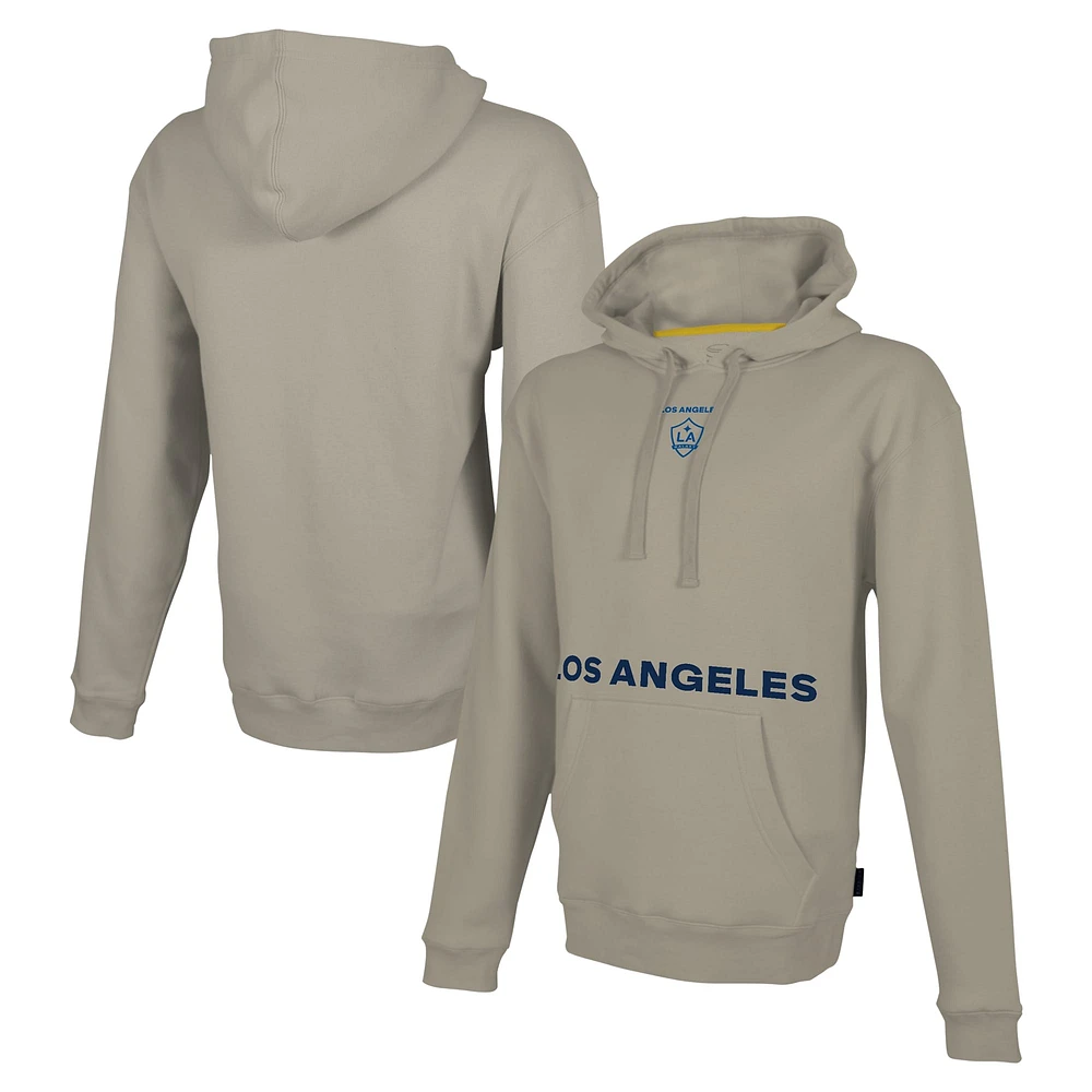 Men's Stadium Essentials Tan LA Galaxy Status Pullover Hoodie