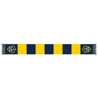 LA Galaxy Team Bar Knit Scarf - Navy/Gold