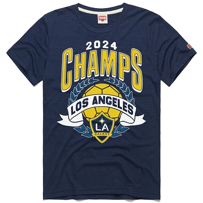 T-shirt unisexe bleu marine hommage LA Galaxy 2024 MLS Cup Champions Tri-Blend