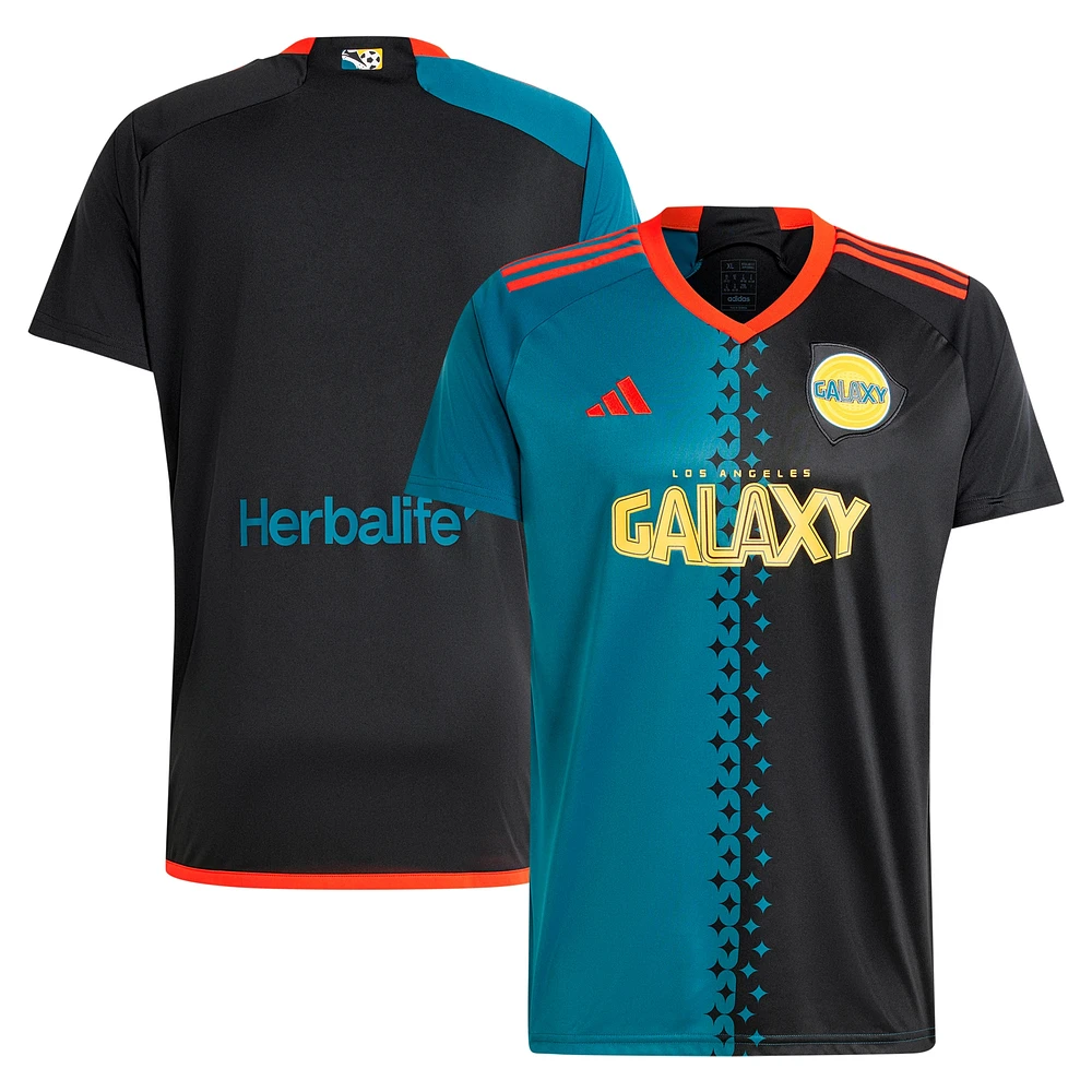 Maillot adidas noir LA Galaxy 2024 Archive Replica pour femme