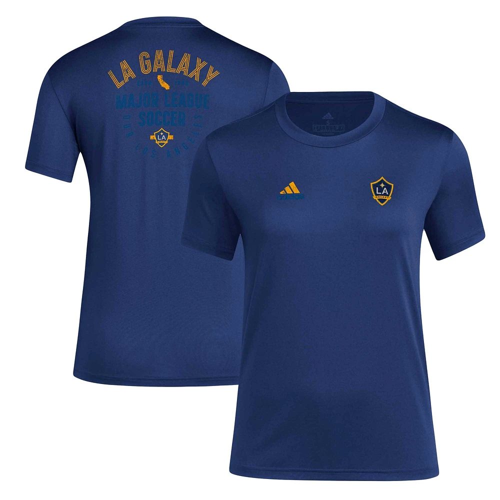 T-shirt adidas noir LAFC Local Stoic AEROREADY pour femme