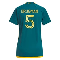 Women's adidas Gastón Brugman Green LA Galaxy 2023 Kit Replica Player Jersey