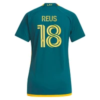 Women's adidas Marco Reus Green LA Galaxy 2024 Kit Replica Player Jersey