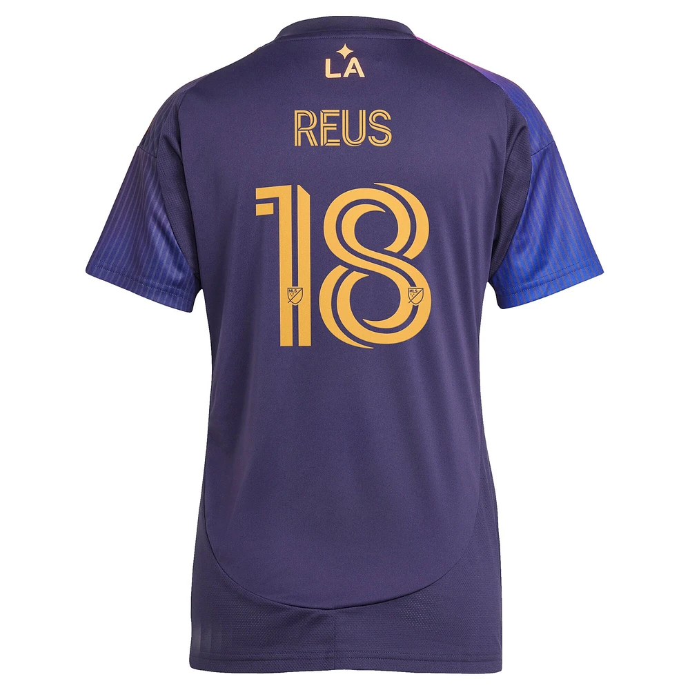 Women's adidas Marco Reus Navy LA Galaxy 2025 RIZON Replica Player Jersey