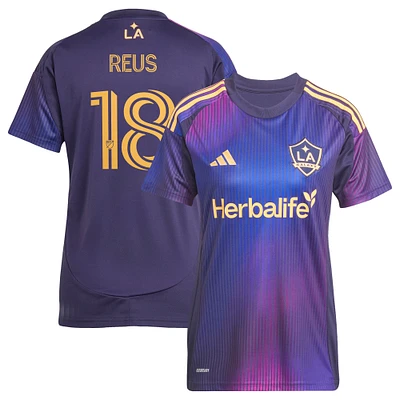 Women's adidas Marco Reus Navy LA Galaxy 2025 RIZON Replica Player Jersey