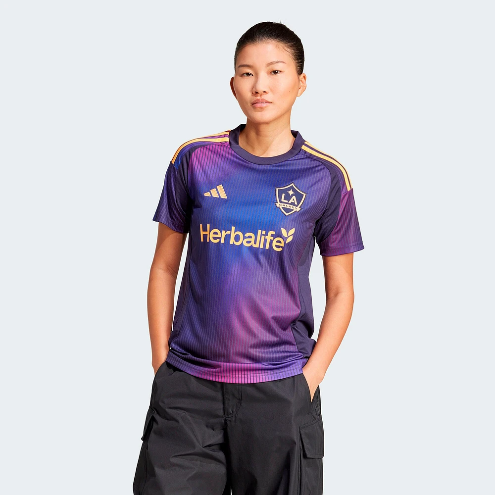 Maillot adidas LA Galaxy 2025 RIZON Replica bleu marine pour femme