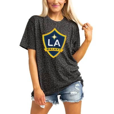 LA Galaxy Gameday Couture Women's T-Shirt - Leopard