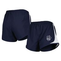 Women's Navy LA Galaxy Basic Sport Mesh Shorts