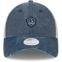 Casquette ajustable LA Galaxy Micro 9TWENTY pour femme New Era bleu marine