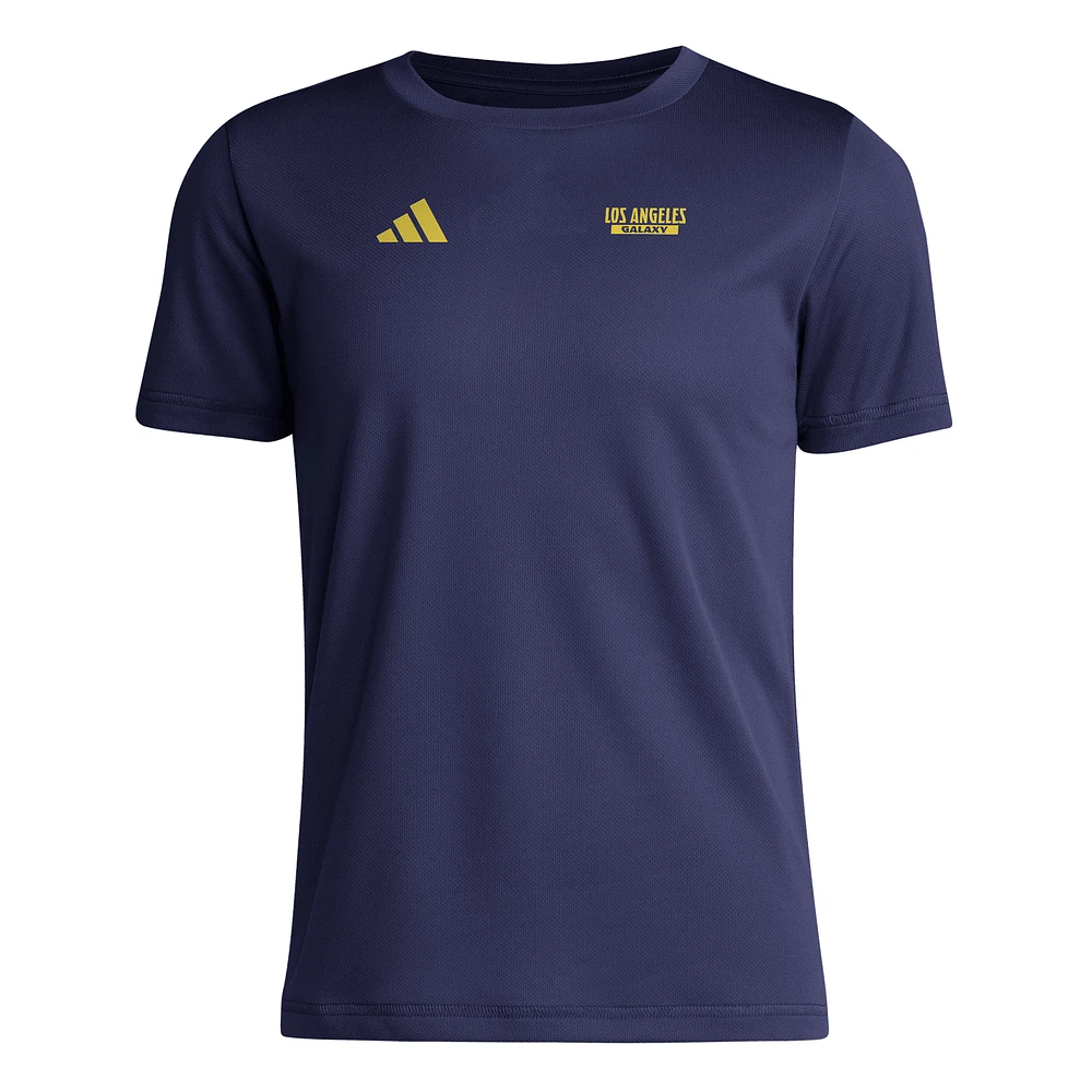 Youth adidas  Navy LA Galaxy Local Wrap T-Shirt