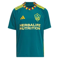 Youth adidas Gabriel Pec Green LA Galaxy 2024 Kit Replica Player Jersey