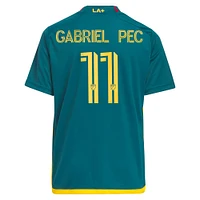 Youth adidas Gabriel Pec Green LA Galaxy 2024 Kit Replica Player Jersey