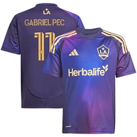 Youth adidas Gabriel Pec Navy LA Galaxy 2025 RIZON Replica Player Jersey
