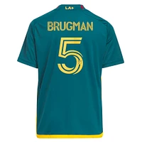 Youth adidas Gastón Brugman Green LA Galaxy 2023 Kit Replica Player Jersey