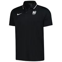 Men's Nike  Black LA28 Summer Olympics Retro Coach Performance Polo