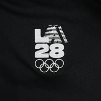 Men's Nike  Black LA28 Summer Olympics Retro Coach Performance Polo