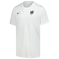 Men's Nike  White LA28 Paralympics Performance Coaches T-Shirt