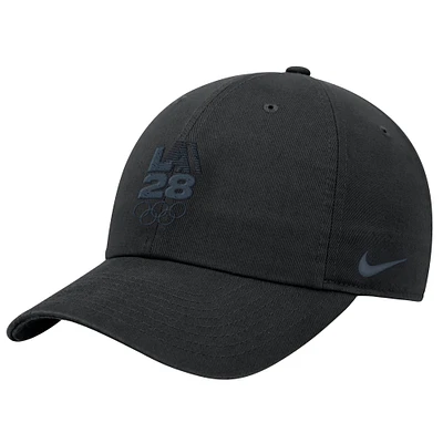 Casquette ajustable Nike noire LA28 Summer Olympics Club pour homme