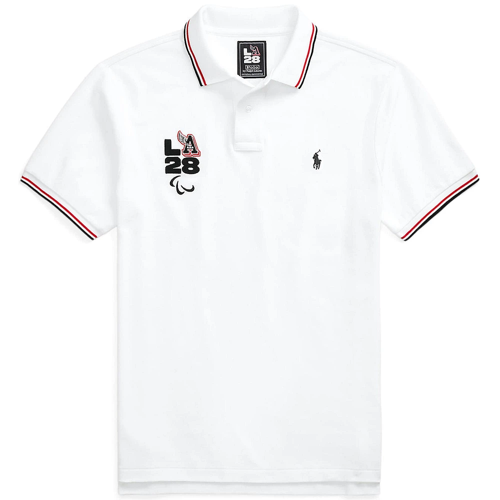 Men's Polo Ralph Lauren White LA28 Summer Paralympic Games