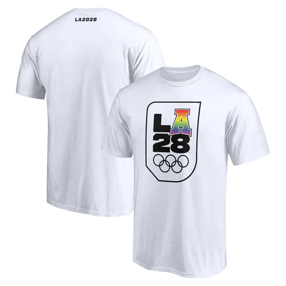 Youth White LA28 Summer Olympics Long Sleeve T-Shirt