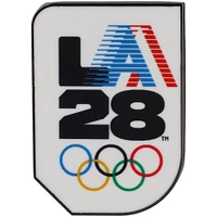 Épingle RetroStrpe Blanche LA28 Jeux Jeux Olympiques d' été