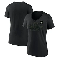 T-shirt noir à col en V Fanatics LA28 Paralympic Games pour femmes