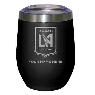 LAFC 12oz. Personalized Stainless Steel Stemless Tumbler - Black