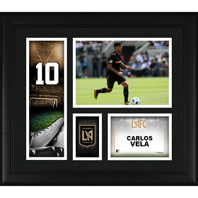 Carlos Vela LAFC Framed 15" x 17" Player Collage