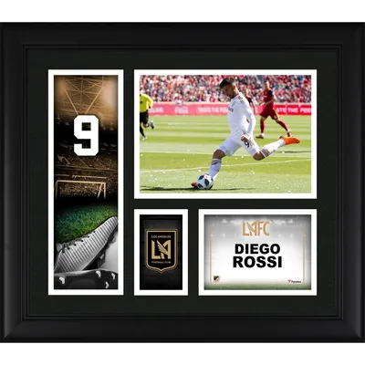 Diego Rossi LAFC Framed 15 x 17 Stitched Stars Collage - Soccer