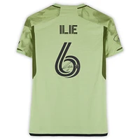 Ilie Sanchez LAFC Autographed Match-Used #6 Green adidas Jersey from the 2024 MLS Season - Size S