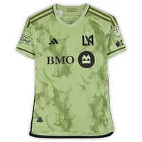 Ilie Sanchez LAFC Autographed Match-Used #6 Green adidas Jersey from the 2024 MLS Season - Size S