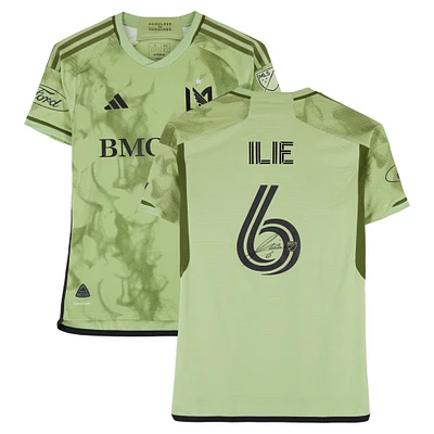 Ilie Sanchez LAFC Autographed Match-Used #6 Green adidas Jersey from the 2024 MLS Season - Size S