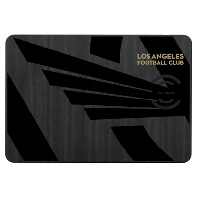 LAFC Mono Tilt Logo Wireless Charger & Mouse Pad