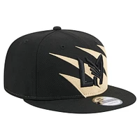 Men's New Era  Black/Tan LAFC Jagged 9FIFTY Snapback Hat