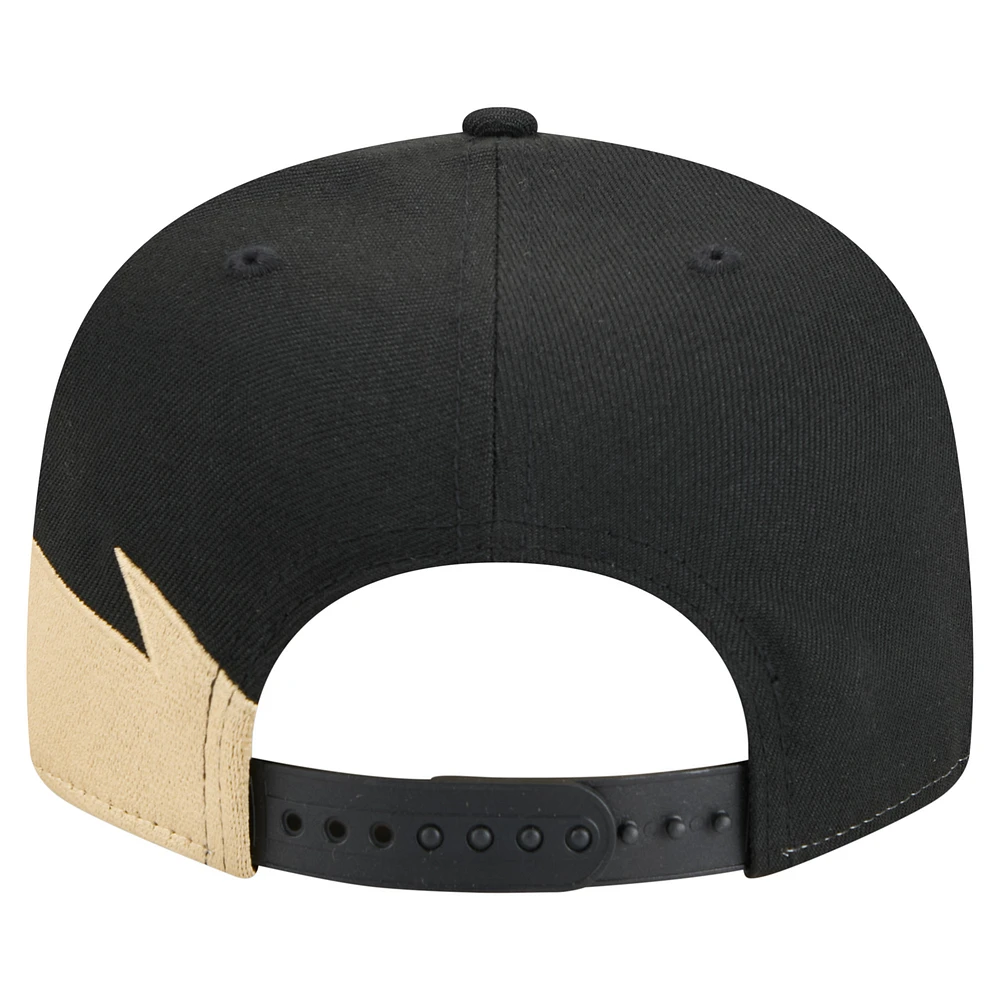 Men's New Era  Black/Tan LAFC Jagged 9FIFTY Snapback Hat