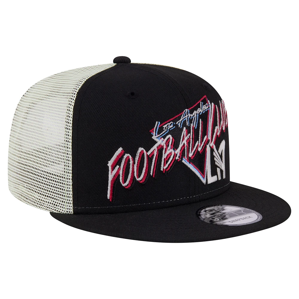 Casquette snapback LAFC Neon 9FIFTY noire New Era pour homme