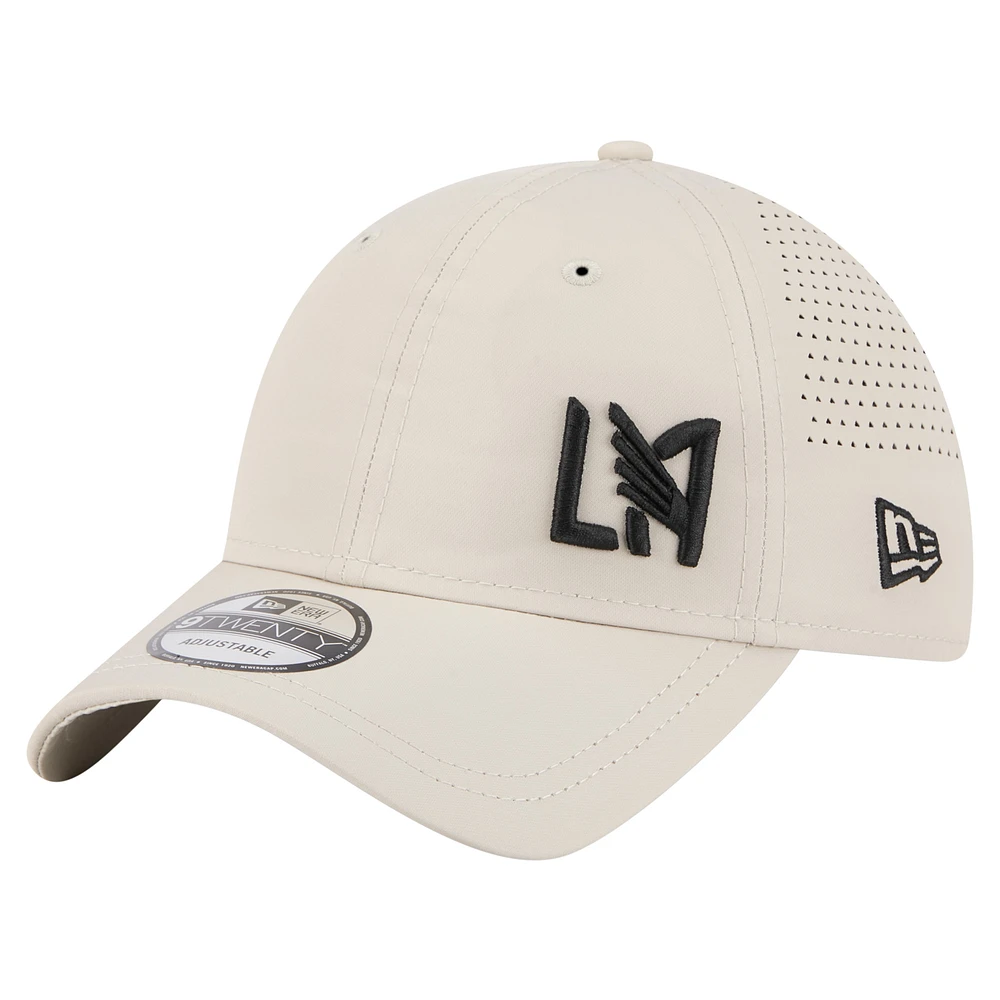 Men's New Era Tan LAFC Active 9TWENTY Adjustable Hat