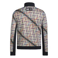 Veste de survêtement entièrement zippée adidas noire LAFC 2024 Hispanic Heritage pour homme
