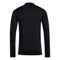 Haut d'entraînement entièrement zippé adidas LAFC 2024 On-Field AEROREADY pour homme noir