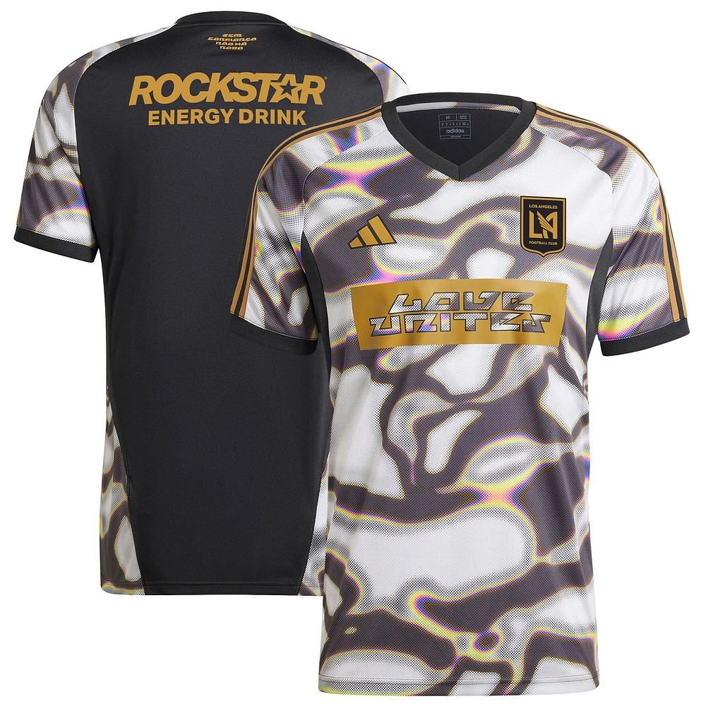 Men's adidas Black LAFC 2024 Pride Pre-Match Top