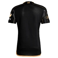 Maillot adidas noir LAFC 2024 primaire authentique pour homme