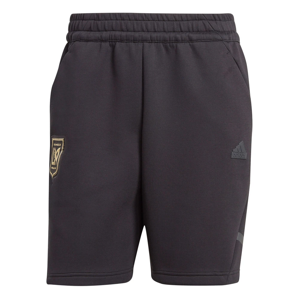 Short de voyage adidas noir LAFC 2024 pour homme