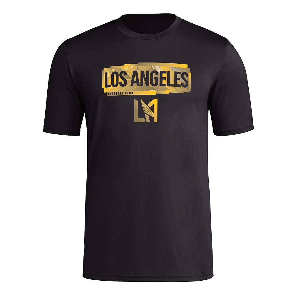 T-shirt adidas LAFC Local Pop AEROREADY noir pour hommes