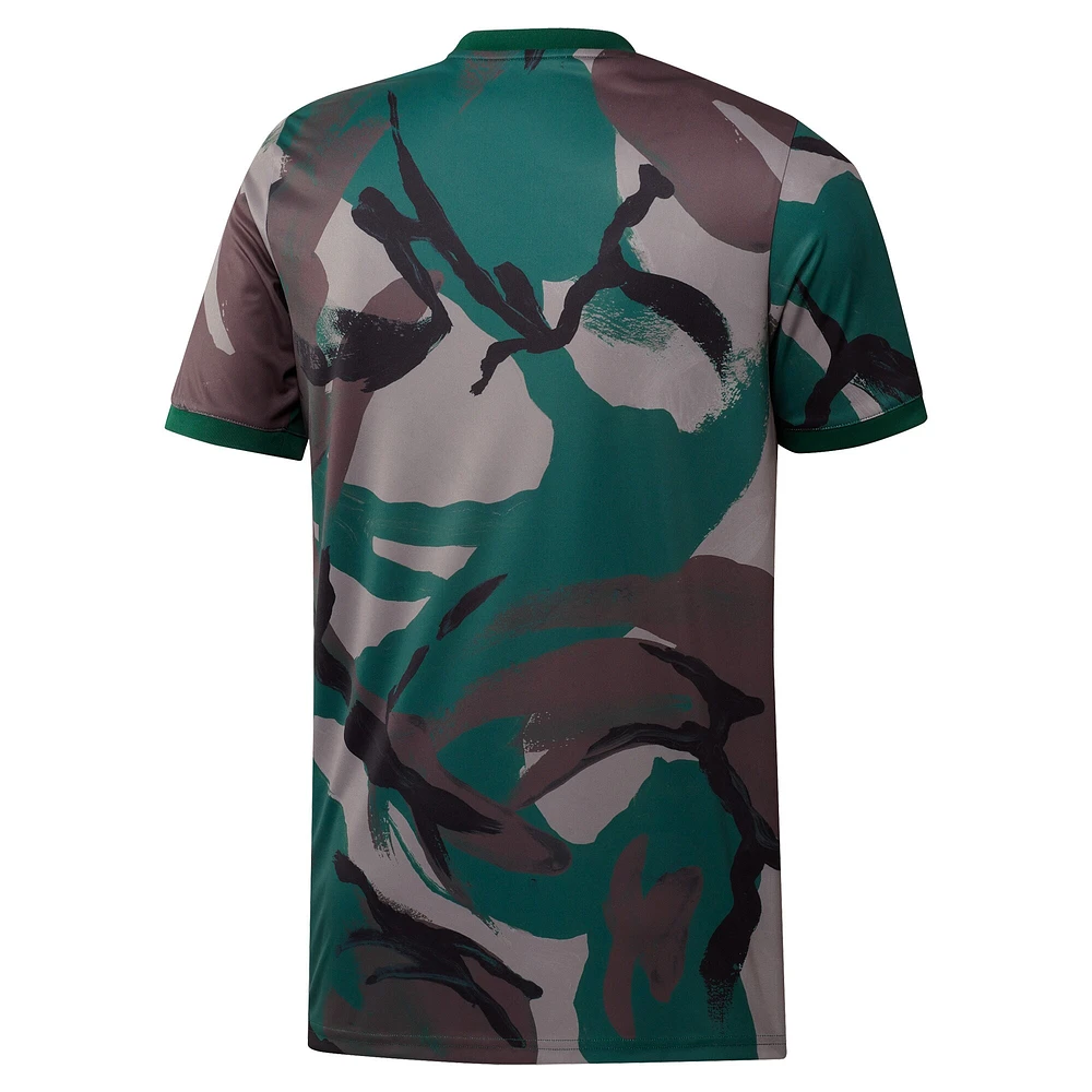 Haut de performance d'avant-match adidas Camo LAFC 2021 pour hommes