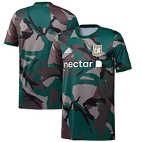 Haut de performance d'avant-match adidas Camo LAFC 2021 pour hommes