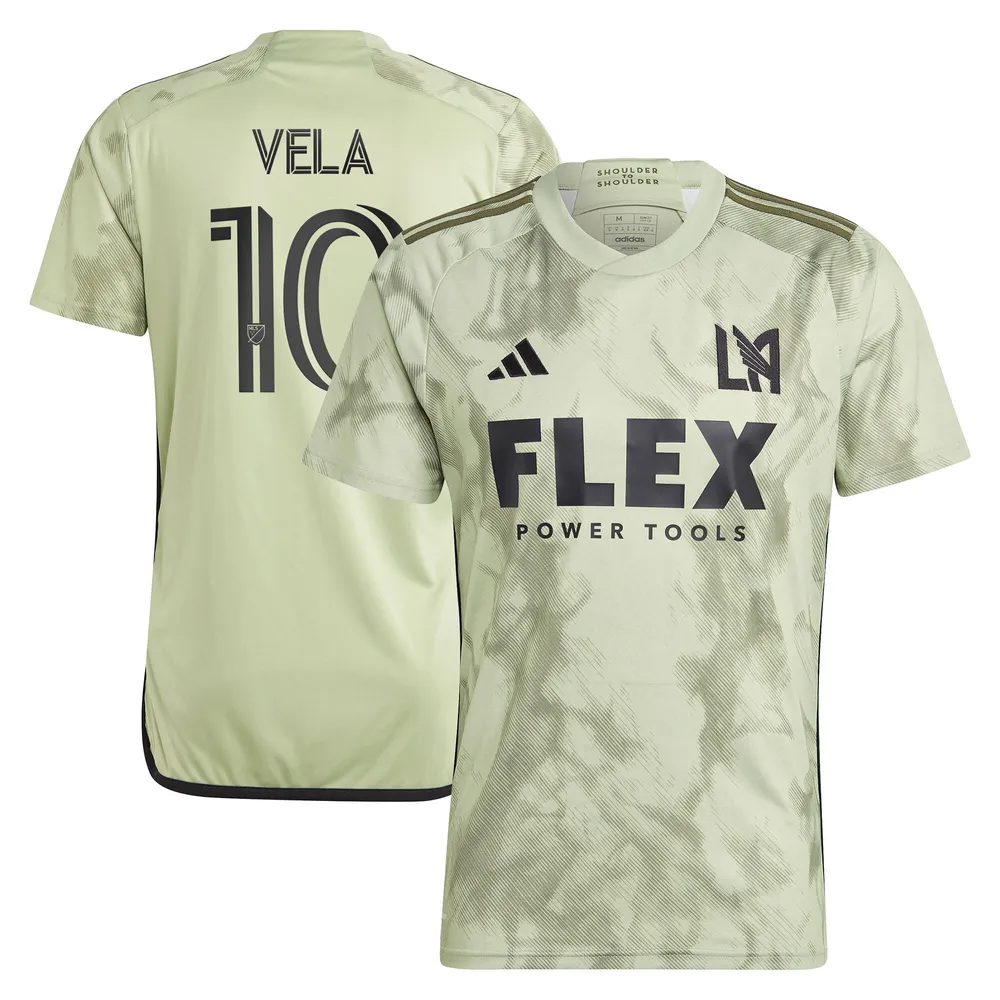 Carlos Vela LAFC adidas Youth 2023 Smokescreen Replica Player