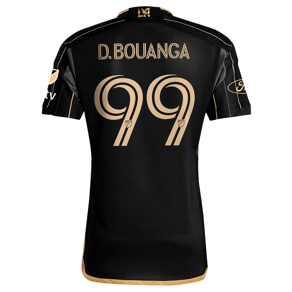Men's adidas Denis Bouanga Black LAFC 2024 Primary Authentic Player Jersey