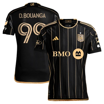 Men's adidas Denis Bouanga Black LAFC 2024 Primary Authentic Player Jersey