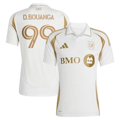 Men's adidas Denis Bouanga White LAFC 2025 Secondary Replica Player Jersey