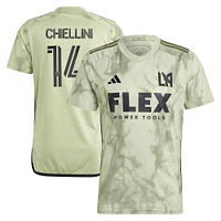 Men's adidas Giorgio Chiellini Green LAFC 2023 Smokescreen Replica Player Jersey